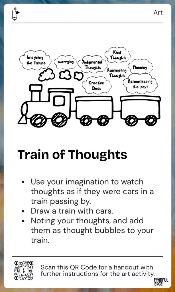 Art Pocket Practice Cards - Train of Thoughts