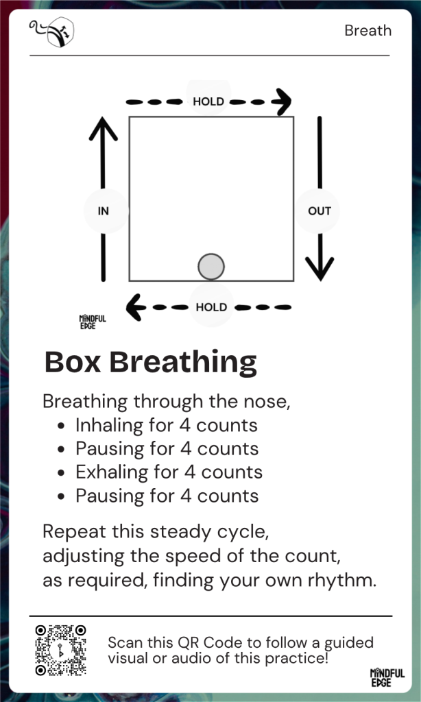 Breath Pocket Practice Card - Box Breathing
