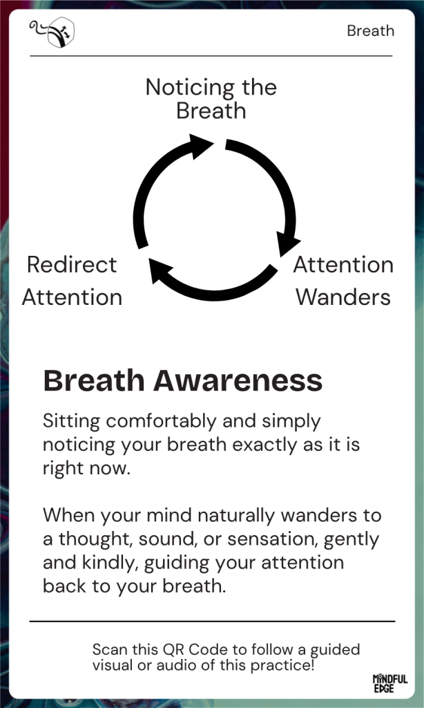 Breath Pocket Practice Card - Breath Awareness