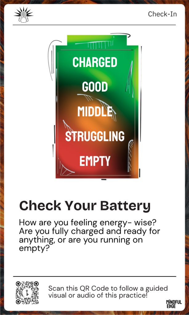 Check-in Pocket Practice Card - Battery