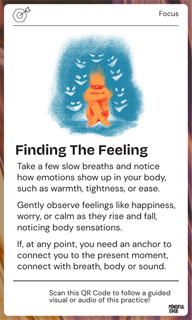 Focus Pocket Practice Card - Find the Feeling