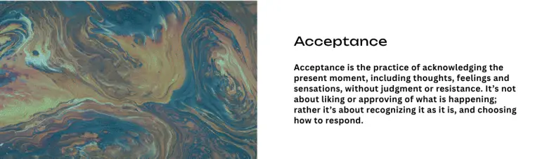 Mindful Attitude - Acceptance