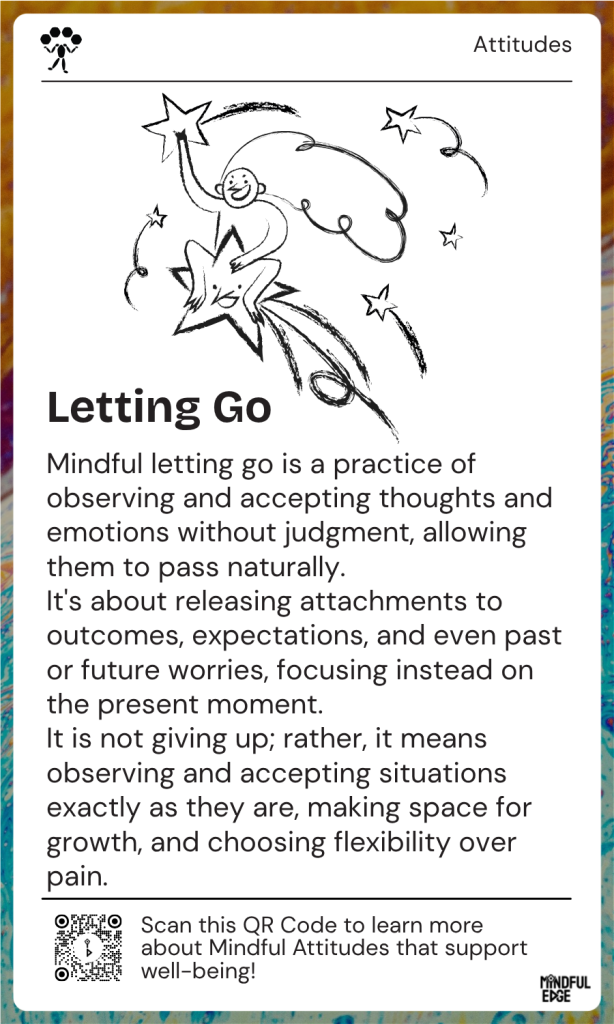Attitude Pocket Practice Card - Letting Go