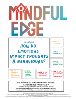 My MIndful Journey Reflection Journal - Cover Page Image